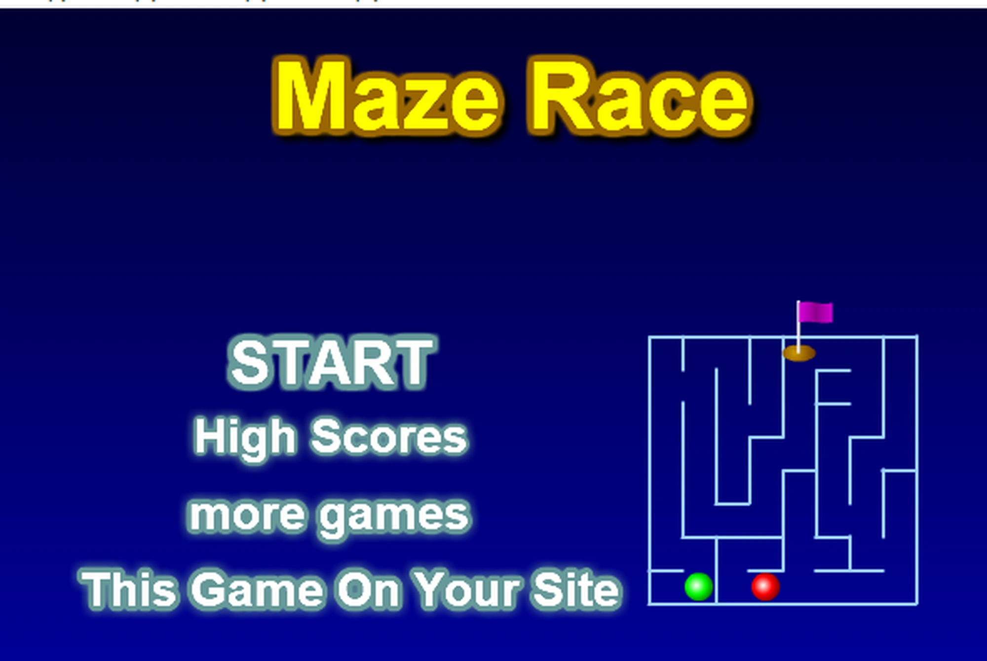 미로 레이스 (Maze Race) 게임 바로하기